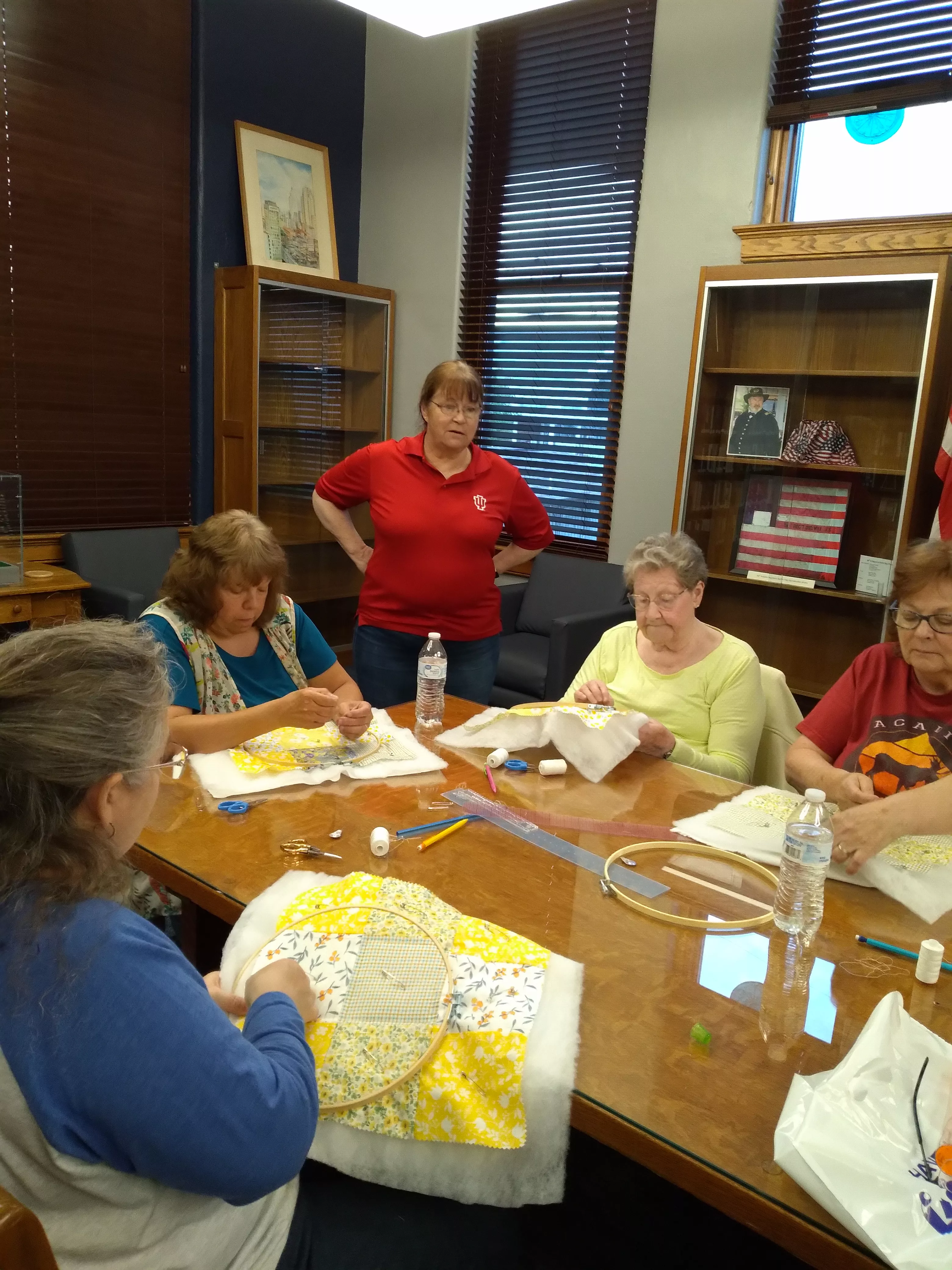 ladies quilting