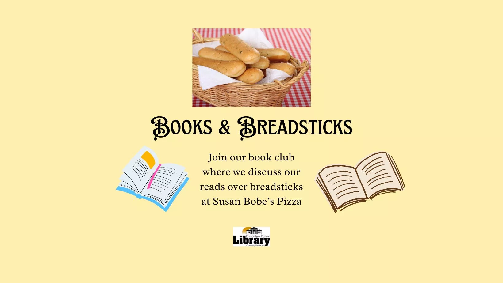 books &amp; breadsticks book club